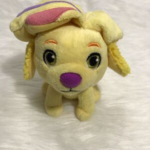 Fisher-Price SUNNY DAY DOODLE YELLOW PUPPY DOG Stuffed Plush Toy‎ 6” Tall